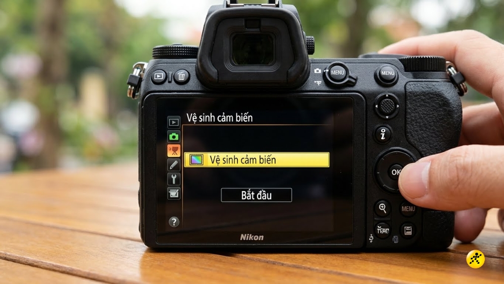 Kích hoạt chức năng "Sensor Cleaning" Kích hoạt chức năng "Sensor Cleaning"