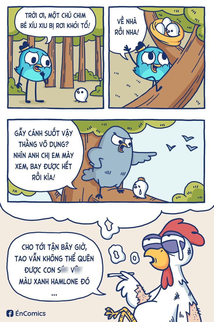 Truyện tranh chế nét vẽ đơn giản nhưng biểu cảm khó đỡ, kể chuyện đời thường cực duyên