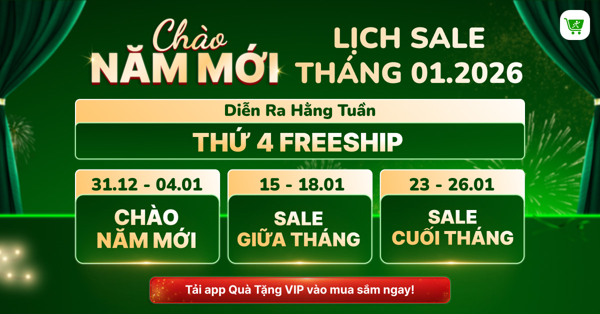 Lịch sale tháng 1