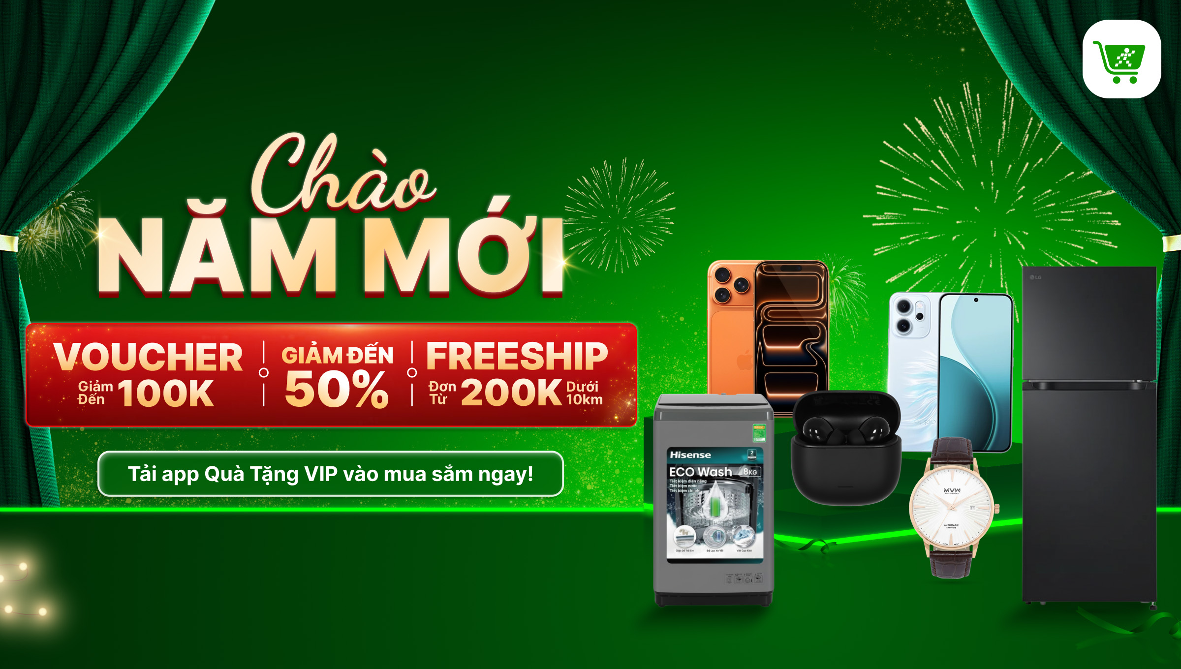 MWG SHOP - Năm mới rộn ràng - Deal ngập tràn