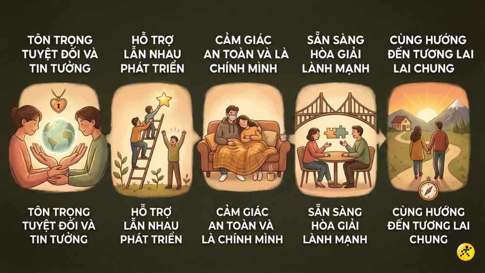 Dấu hiệu nhận biết một t&igrave;nh y&ecirc;u đ&iacute;ch thực