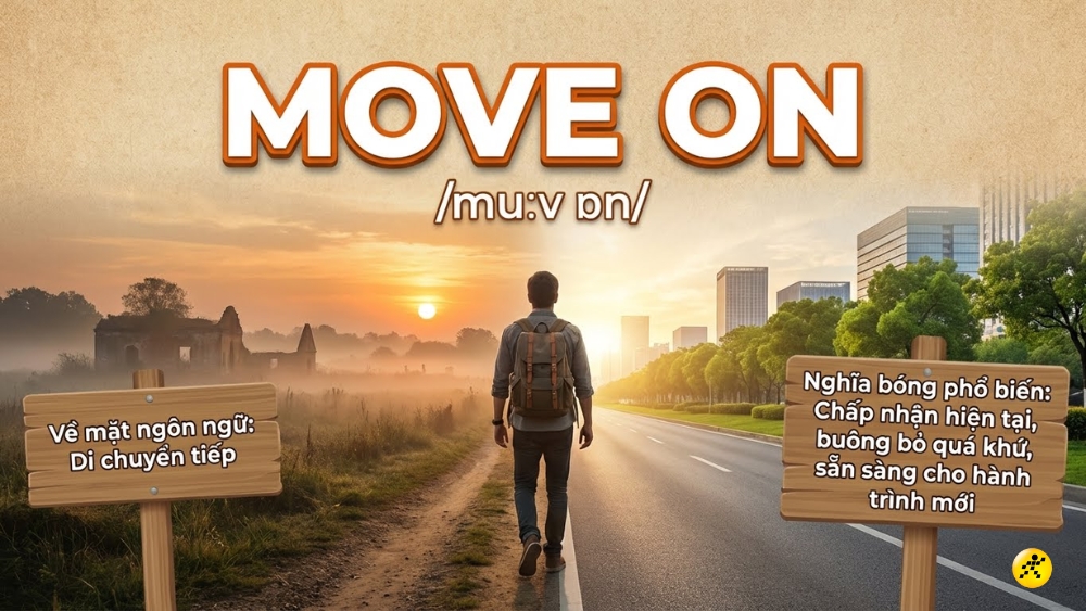 Move on l&agrave; chấp nhận sự thật, bu&ocirc;ng bỏ qu&aacute; khứ 