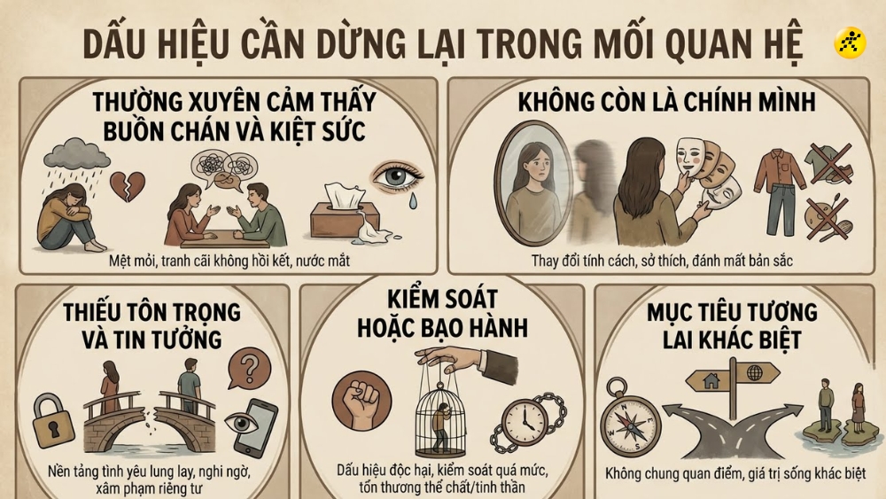 Dấu hiệu cần move on trong t&igrave;nh y&ecirc;u