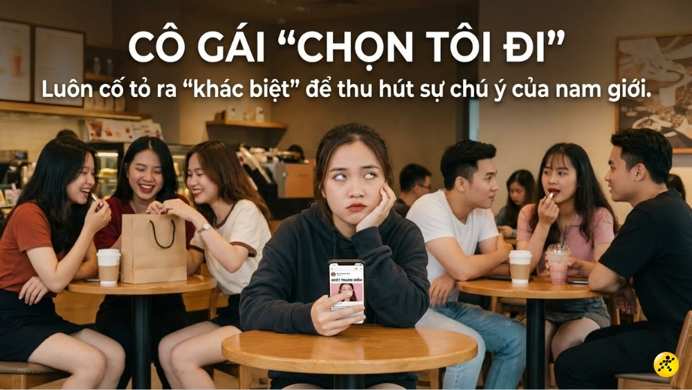 Pick Me Girl chỉ những c&ocirc; g&aacute;i lu&ocirc;n cố gắng tỏ ra kh&aacute;c biệt