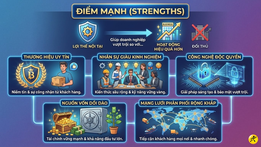 Strengths (Điểm mạnh) Strengths (Điểm mạnh)