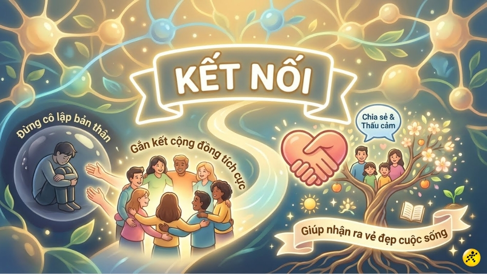 Kết nối với cộng đồng t&iacute;ch cực