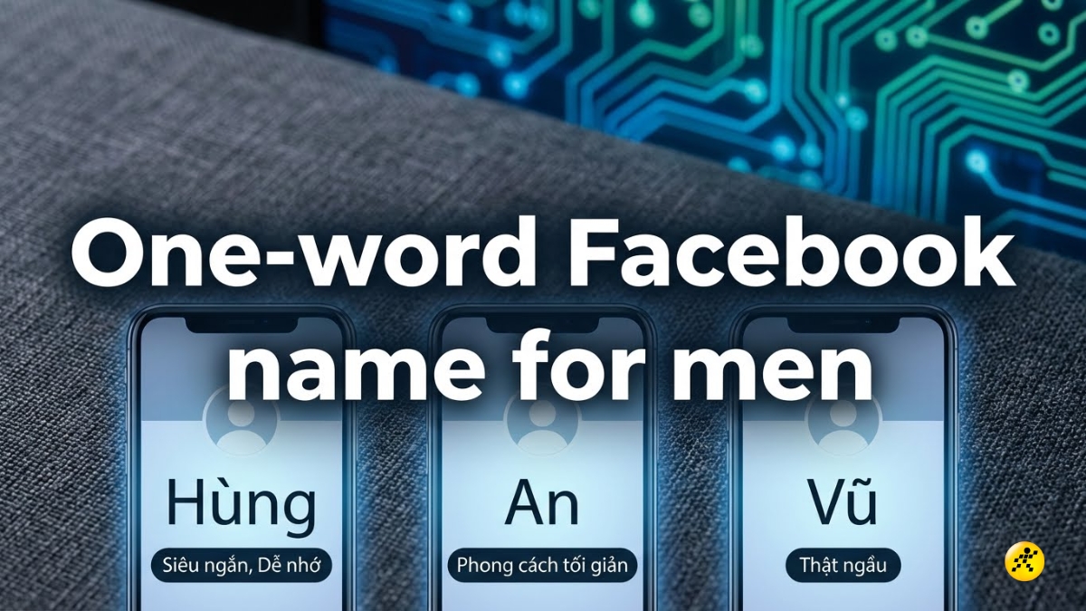 T&ecirc;n Facebook nam 1 chữ