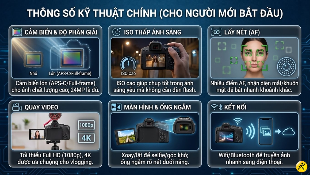 C&aacute;c th&ocirc;ng số kỹ thuật cần lưu &yacute;