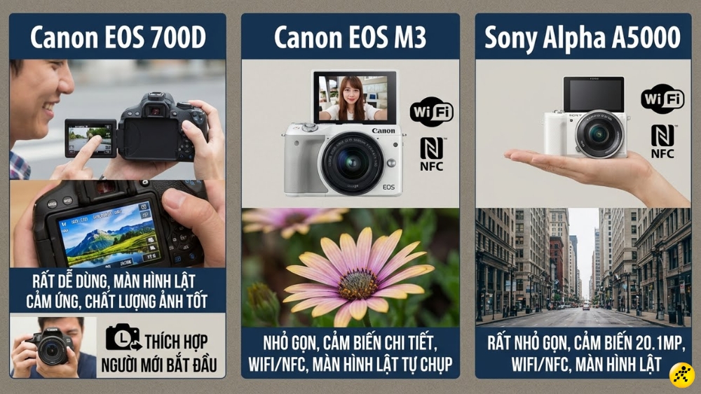 D&ograve;ng m&aacute;y ảnh DSLR & Mirrorless cũ
