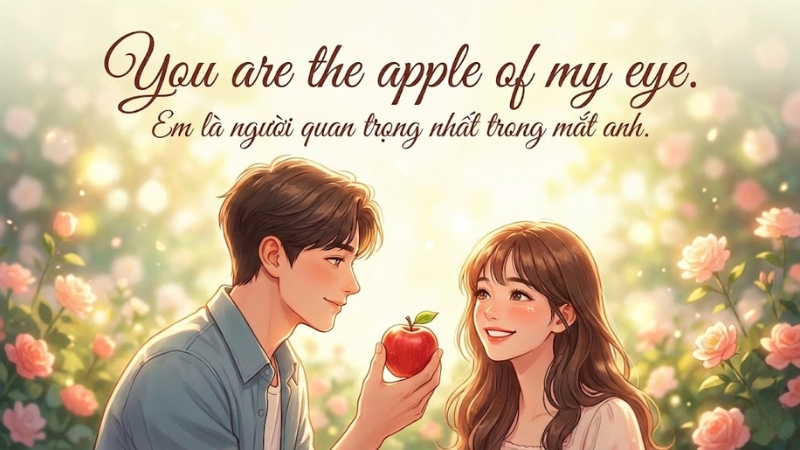 Cap hay chủ đề t&igrave;nh y&ecirc;u hạnh ph&uacute;c bằng tiếng Anh