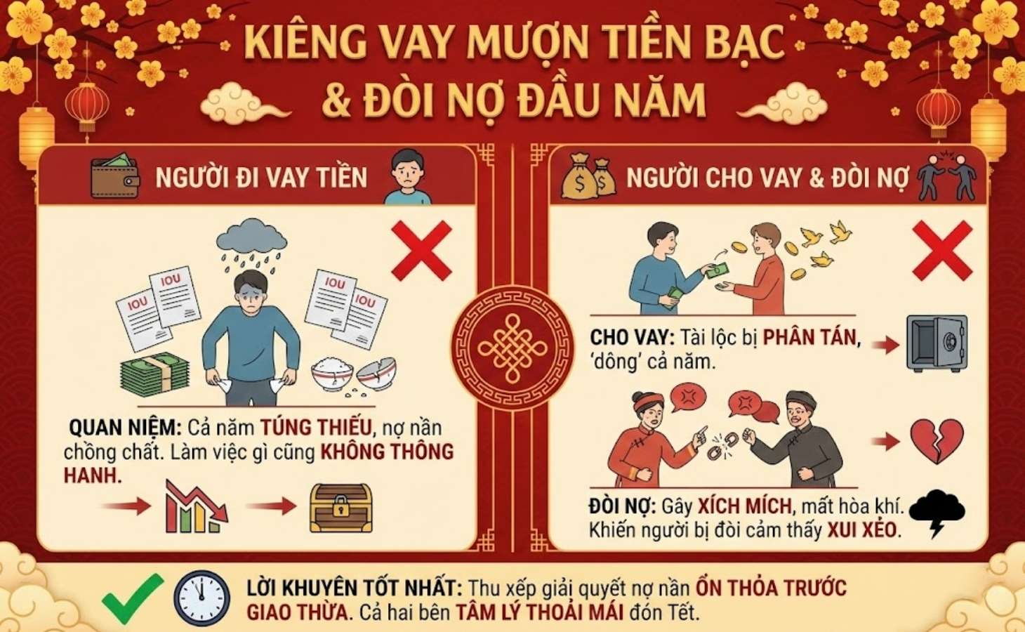 Kiêng vay mượn đầu năm