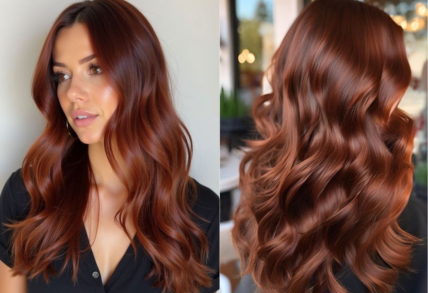 Màu cam đồng là một trong những lựa chọn nhuộm không cần tẩy tóc táo bạo