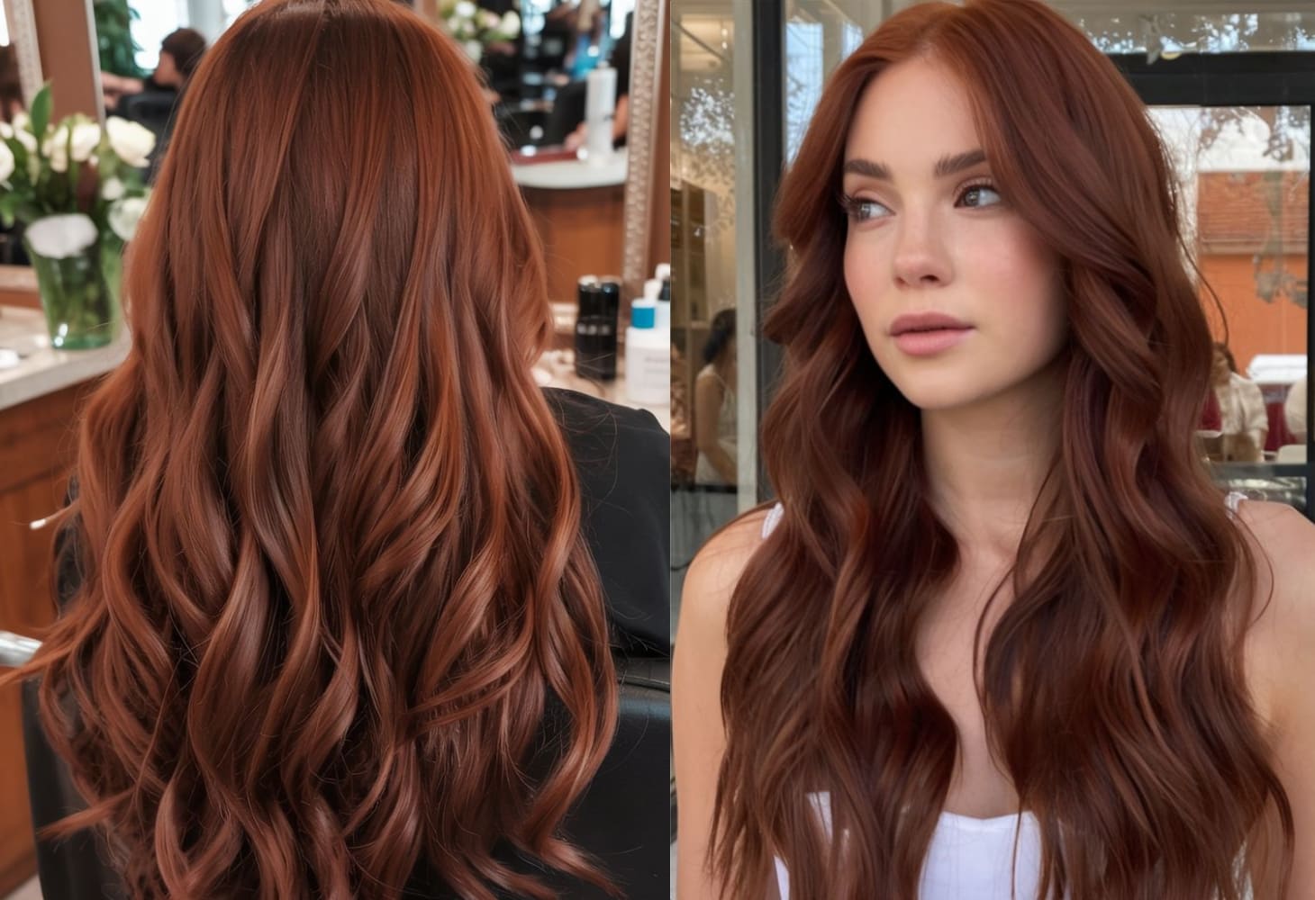 Màu nâu quế khiến mái tóc trở nên khỏe khoắn và thu hút hơn