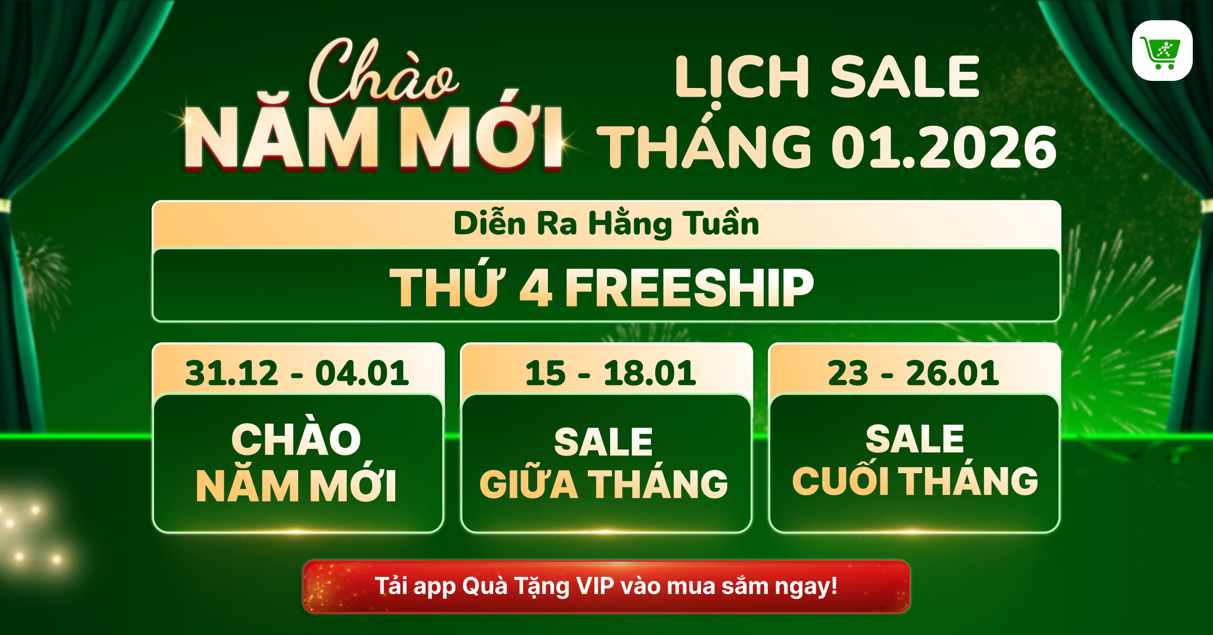MWG Shop chào năm mới rộn ràng, DEAL ngập tràn, chốt lịch săn sale tháng 1 ngay bạn ơi