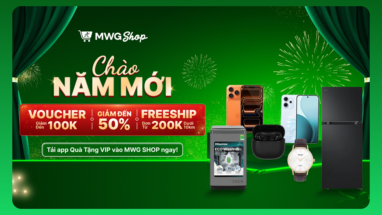 Mwg Shop Chào Năm Mới Rộn Ràng, Deal Ngập Tràn Mwg Shop Chào Năm Mới Rộn Ràng, Deal Ngập Tràn