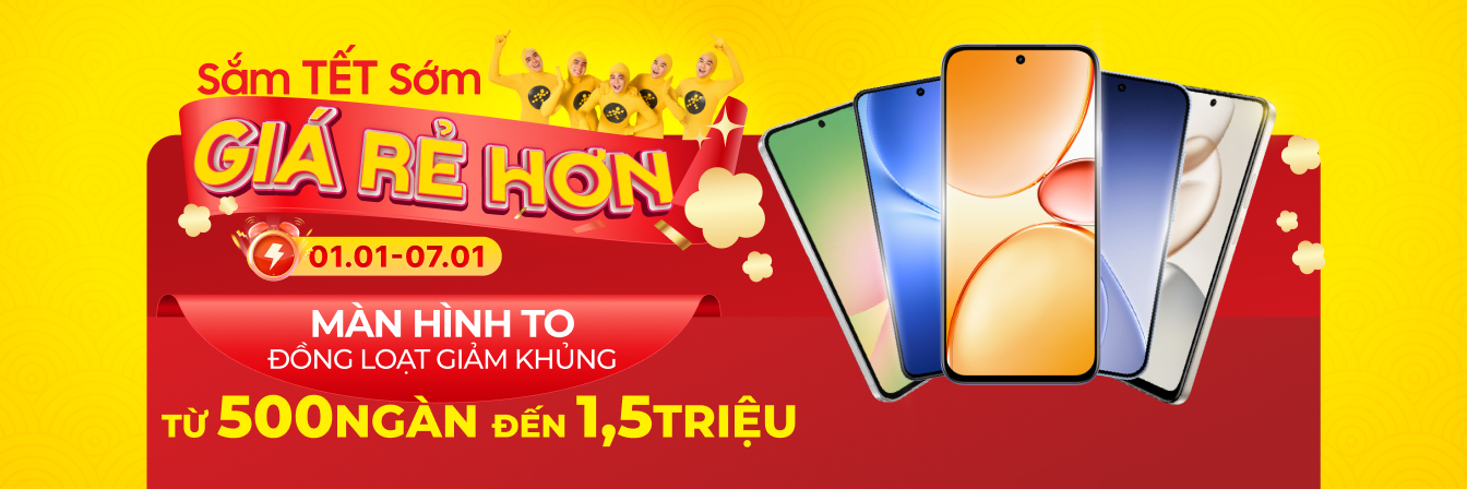 Deal Vô Tận - Sắm Tết Vô Tư: Cơ Hội Sở Hữu Sản Phẩm Giảm Giá Đến 66%, Nhận Pmh Đến 4.8 Triệu