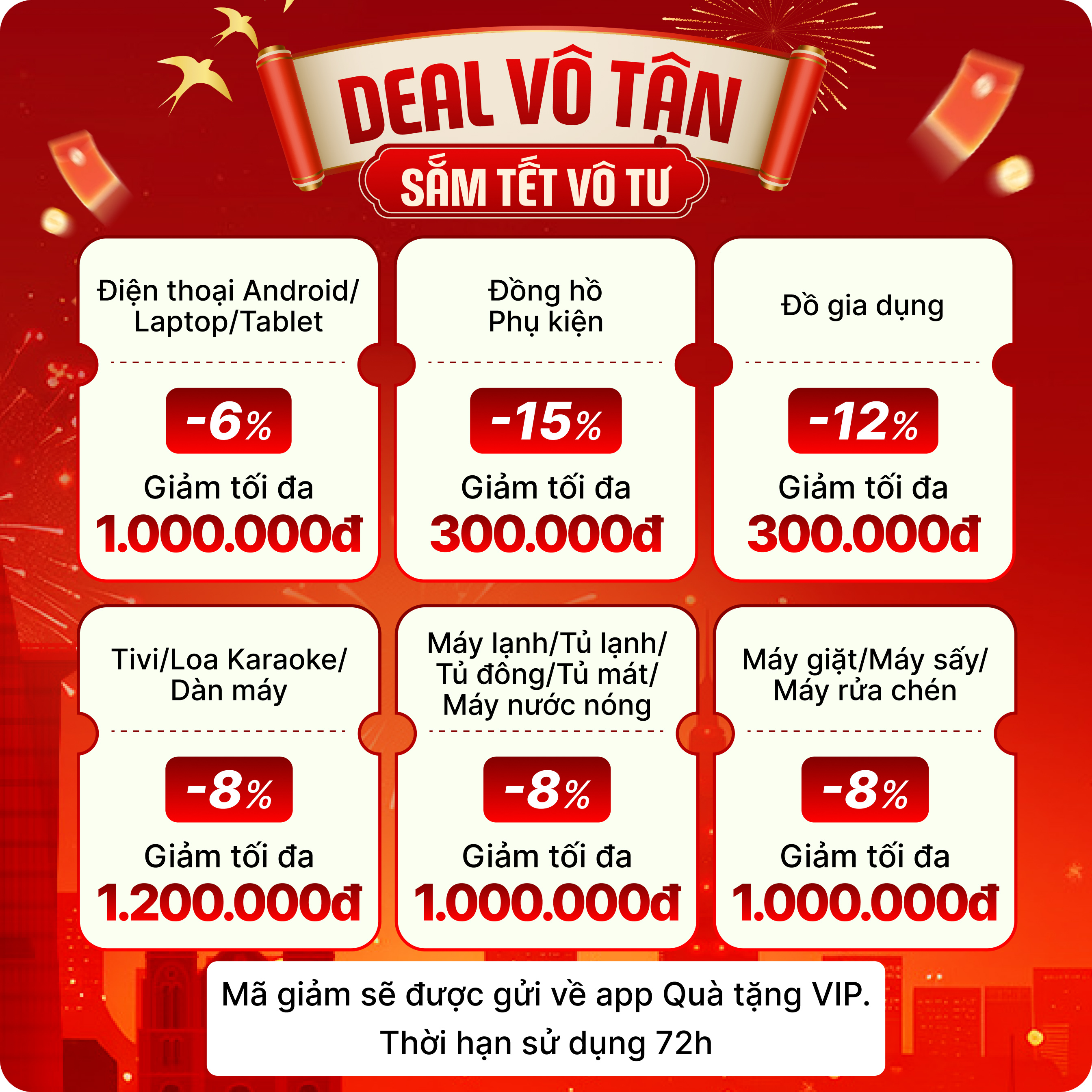 DEAL V&Ocirc; TẬN - SẮM TẾT V&Ocirc; TƯ