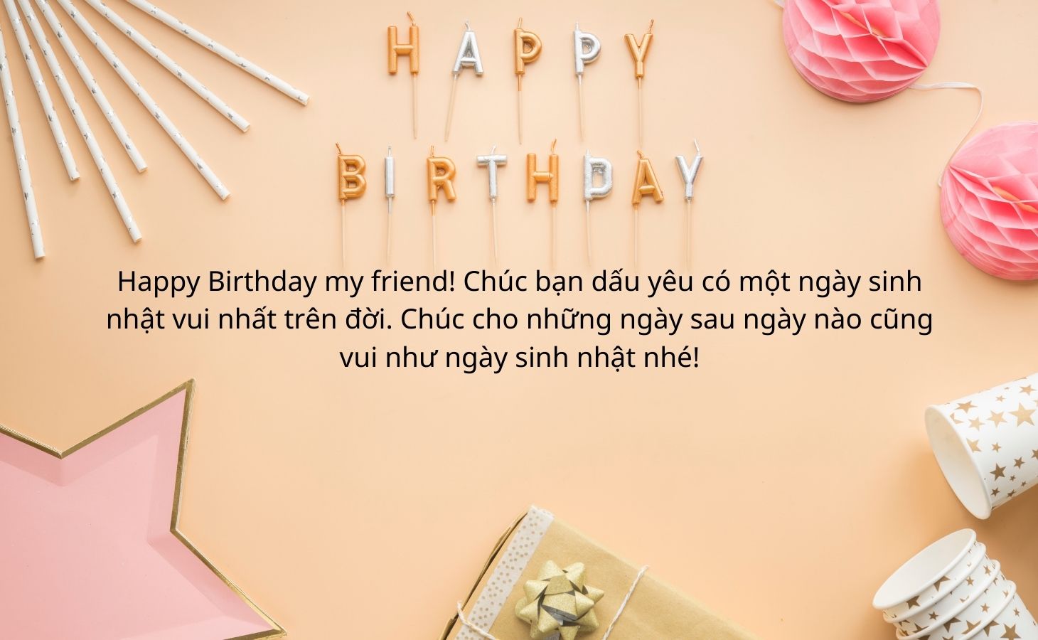 Lời chúc sinh nhật bạn bè ngắn gọn và ý nghĩa