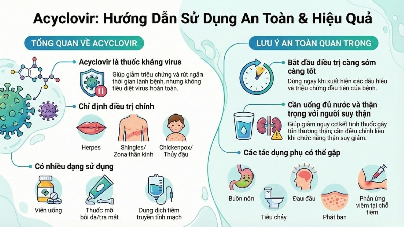 Hướng dẫn sử dụng acyclovir