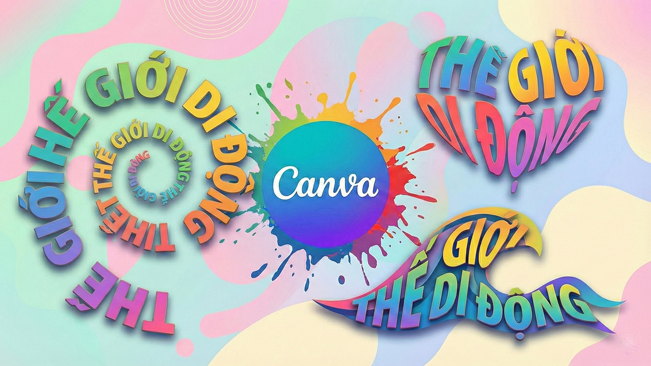 Cách Tạo Chữ Theo Hinh Dạng Bất Kỳ Trong Canva