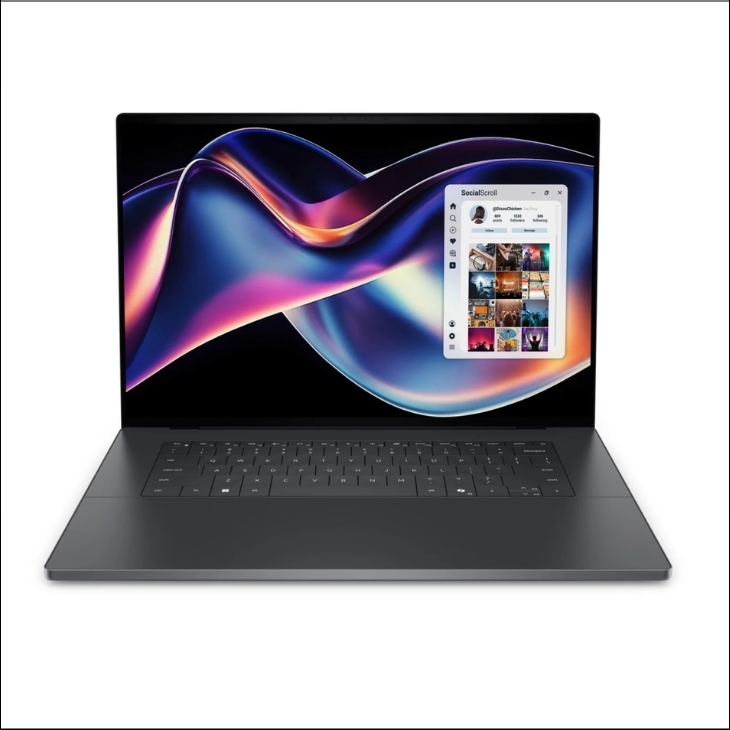 Dell XPS sở hữu màn hình sặc sỡ