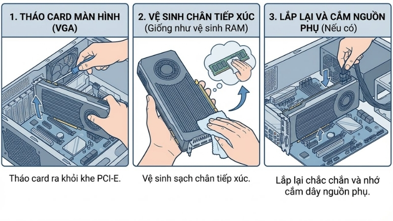 Kiểm tra Card m&agrave;n h&igrave;nh (VGA)