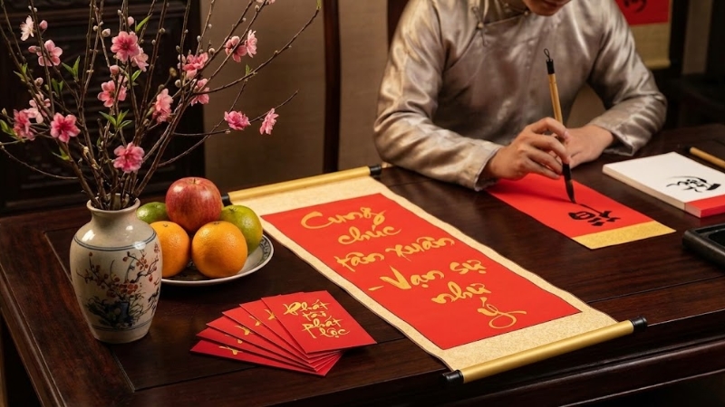 Những c&acirc;u ch&uacute;c Tết 4 chữ kinh điển, trang trọng