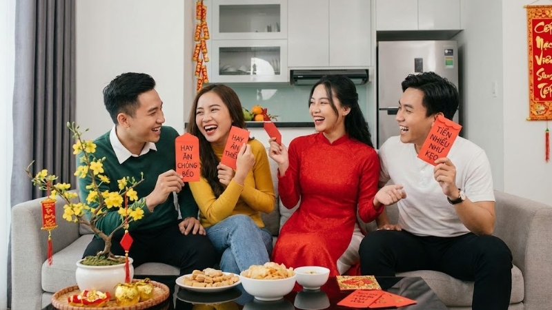 C&acirc;u ch&uacute;c Tết 4 chữ h&agrave;i hước, b&aacute; đạo cho hội bạn th&acirc;n