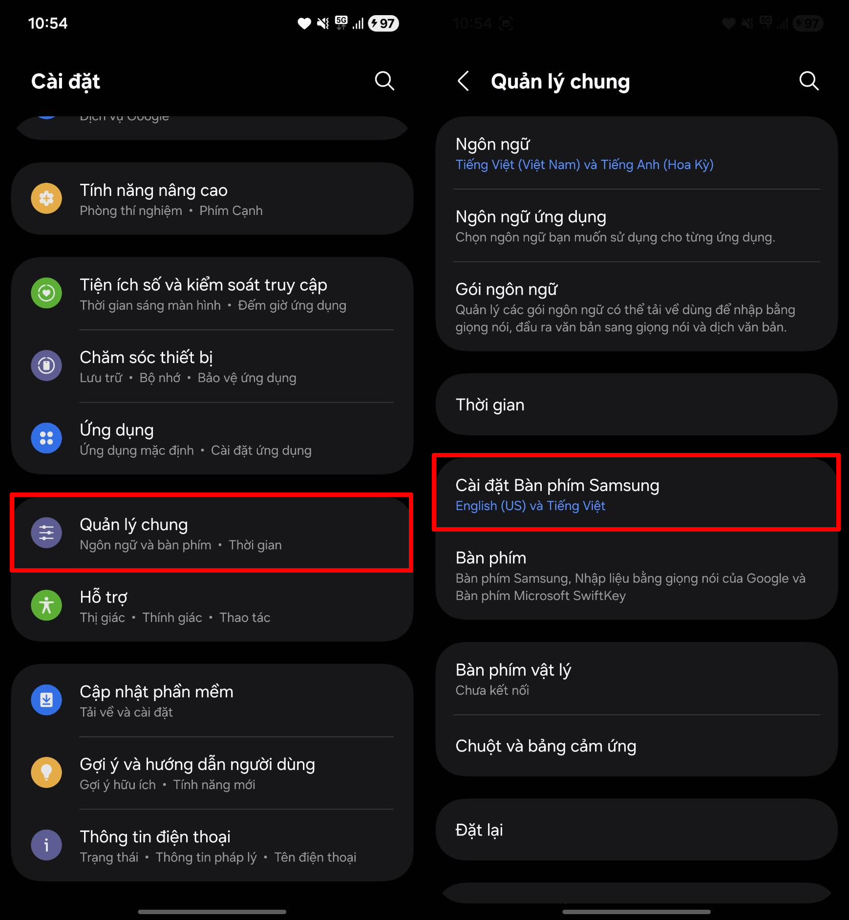 Cách Khắc Phục Lỗi Bàn Phím Samsung Bị Mất Icon