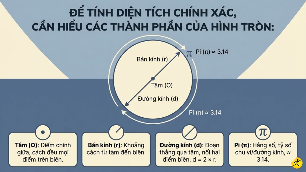 C&aacute;c th&agrave;nh phần cấu tạo n&ecirc;n h&igrave;nh tr&ograve;n