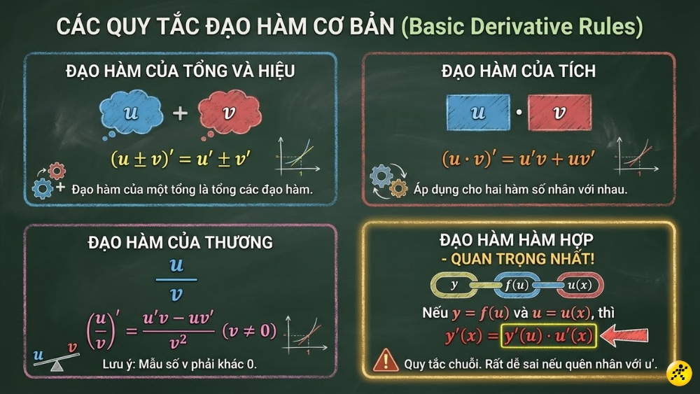 Quy tắc t&iacute;nh đạo h&agrave;m