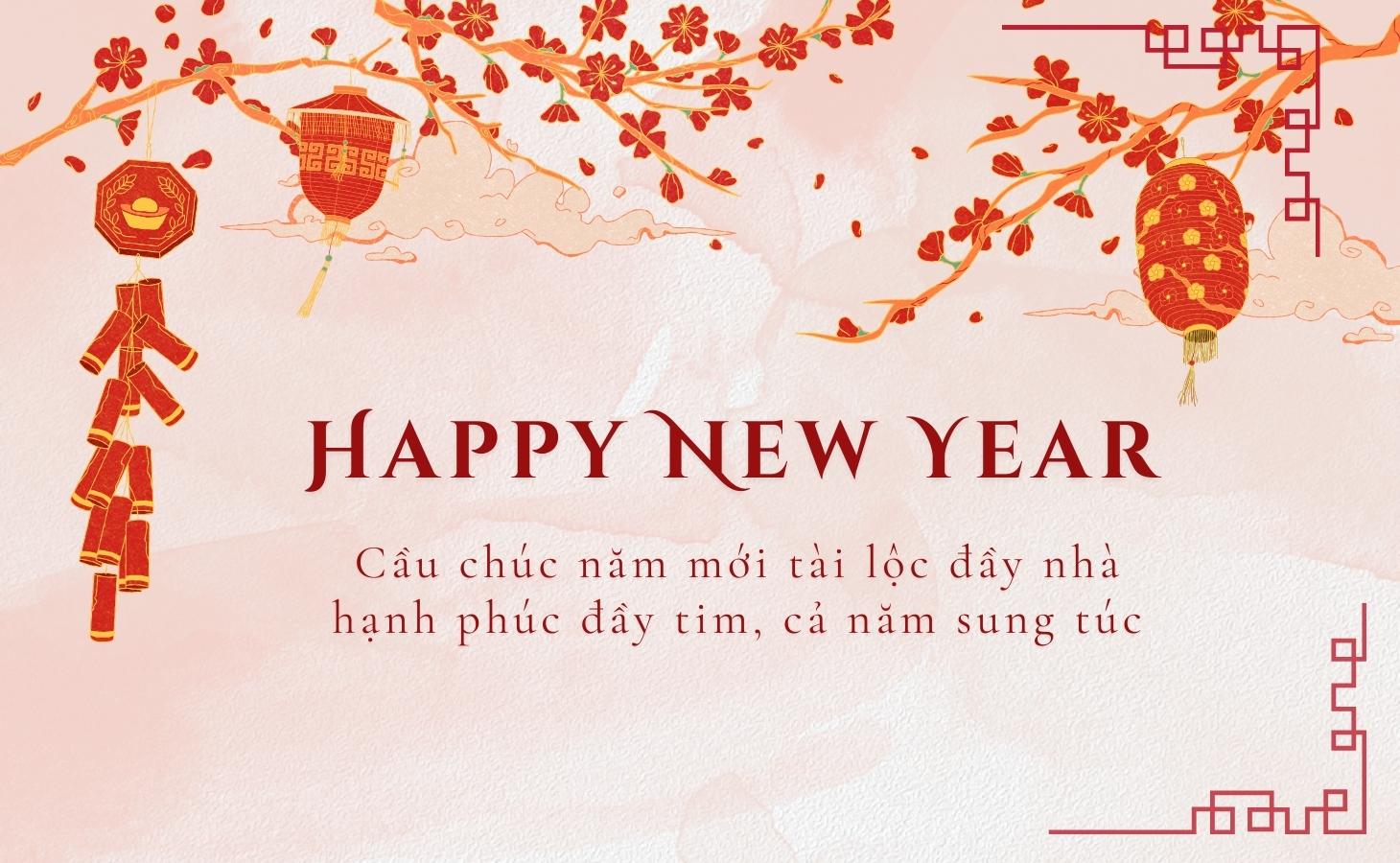 Mẫu thiệp chúc Tết truyền thống 2 Mẫu thiệp chúc Tết truyền thống 2