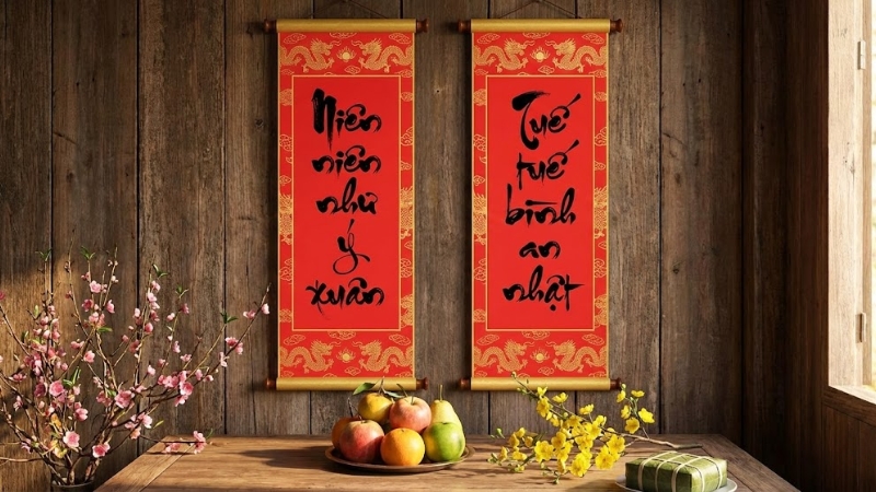 Ni&ecirc;n ni&ecirc;n như &yacute; xu&acirc;n - Tuế tuế b&igrave;nh an nhật