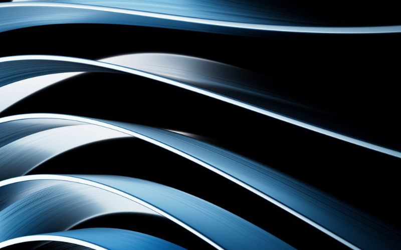 Vẻ đẹp hiện đại và mạnh mẽ của công nghệ trên nền đen