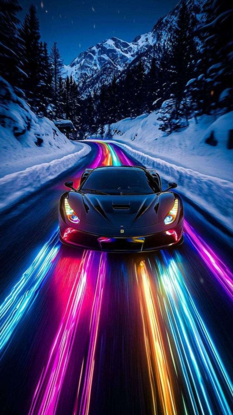 Vẻ đẹp hiện đại và mạnh mẽ của công nghệ trên nền đen