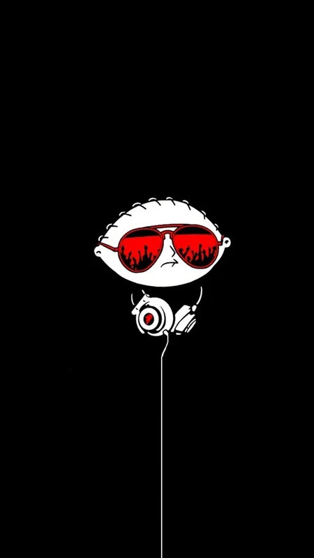 Sự kết hợp giữa nền tối và họa tiết cute tạo nên điểm nhấn độc đáo