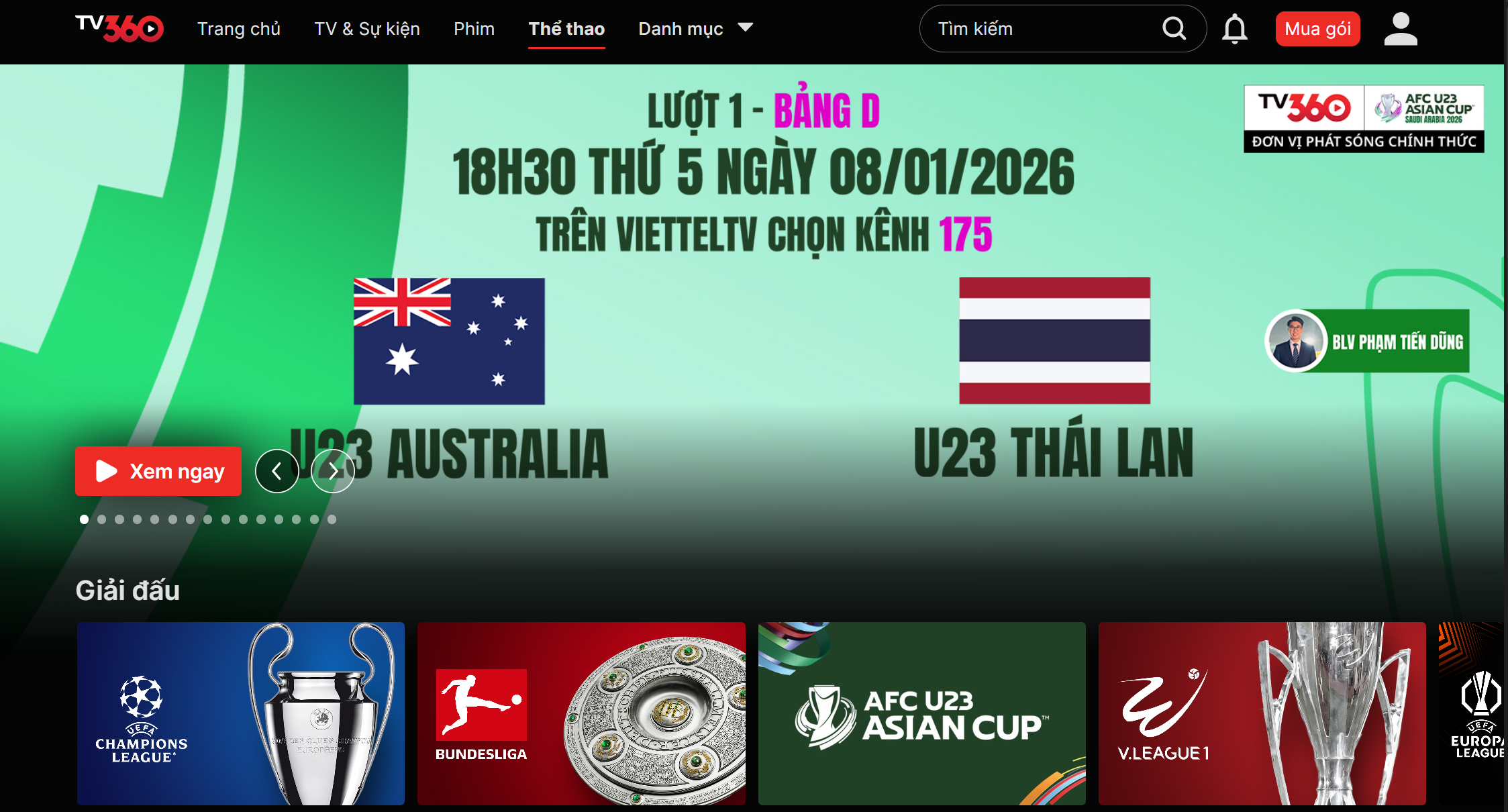 Cách Xem U23 Châu Á Trên Máy Tính