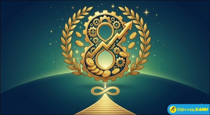 Năm cá nhân số 8 thường được nhắc đến với những từ khóa đầy sức nặng: Tiền bạc, Quyền lực và Sự điều hành Năm cá nhân số 8 thường được nhắc đến với những từ khóa đầy sức nặng: Tiền bạc, Quyền lực và Sự điều hành