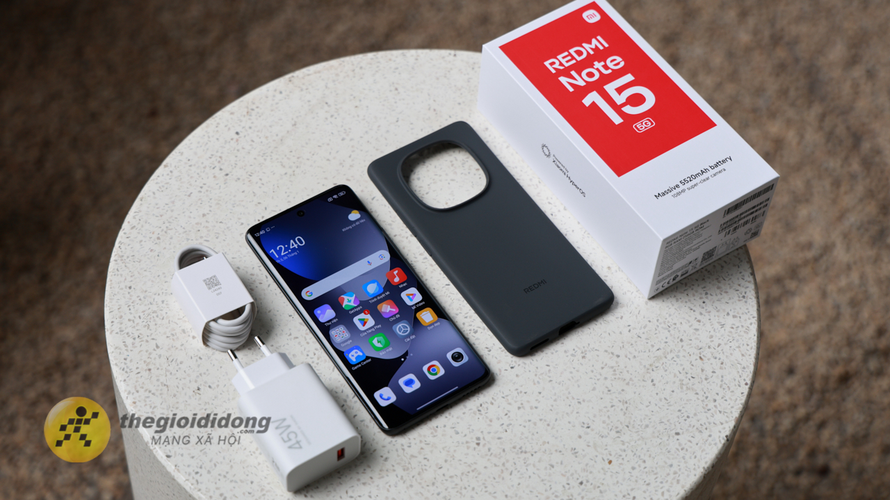 Trên tay Xiaomi Redmi Note 15 5G: Chip Snapdragon 6 Gen 3, màn AMOLED