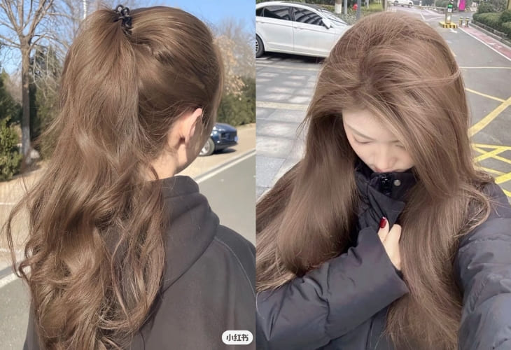 Tóc màu nâu trà sữa trầm ngọt ngào