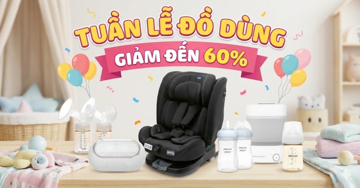 Tuần lễ đồ dùng giảm đến 60%
