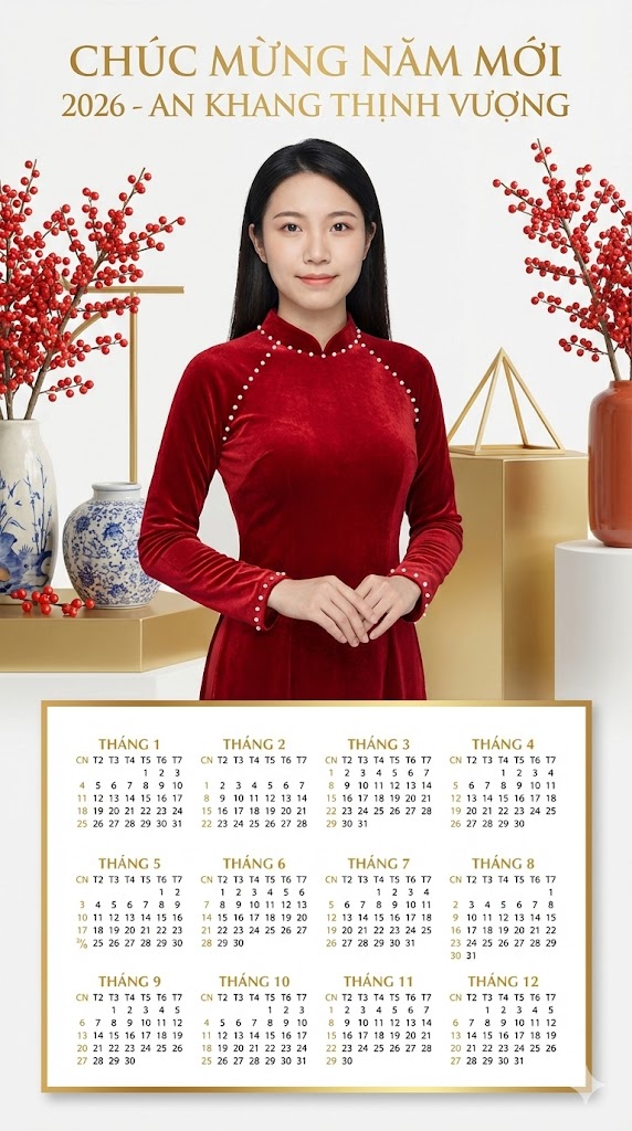 Tạo ảnh lịch Tết bằng AI