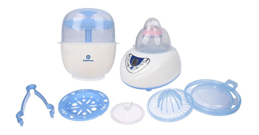 Kids Plaza Optimal 5in1: tiệt trùng, sấy, hâm sữa, bảo quản vô trùng 3 ngày, an toàn cho bé yêu