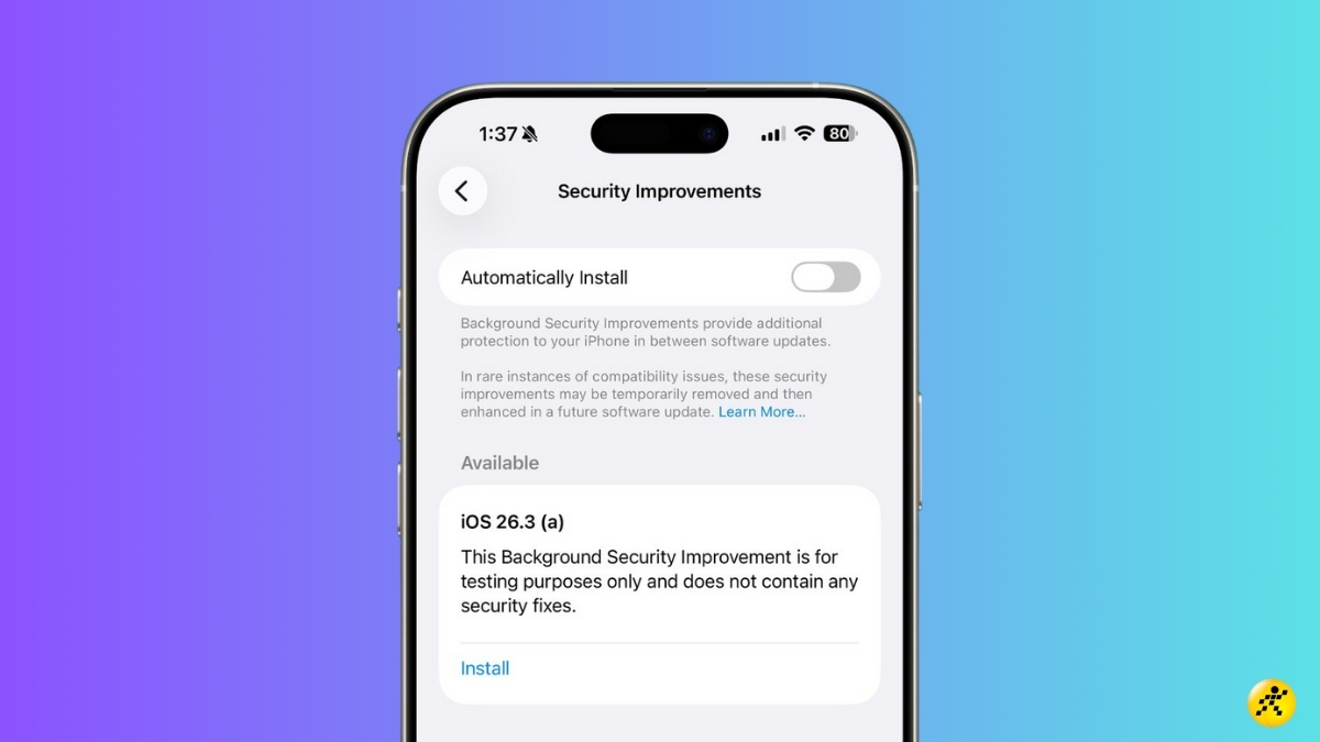 Hệ thống bảo mật mới c&oacute; t&ecirc;n Background Security Improvements