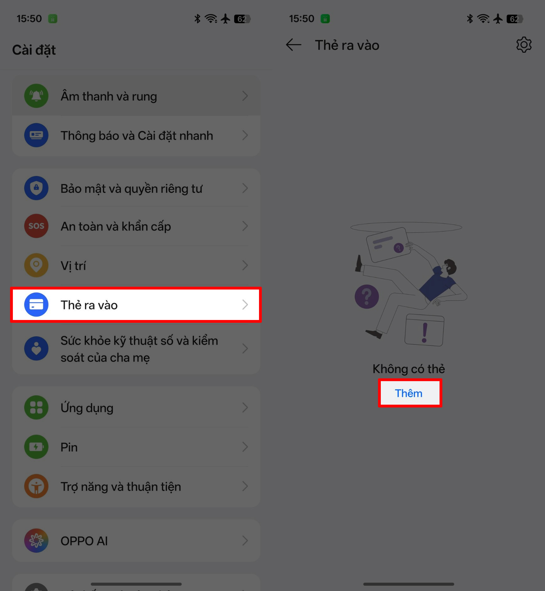 Cách Thêm Thẻ Nhà Vào Điện Thoại Oppo Cách Thêm Thẻ Nhà Vào Điện Thoại Oppo