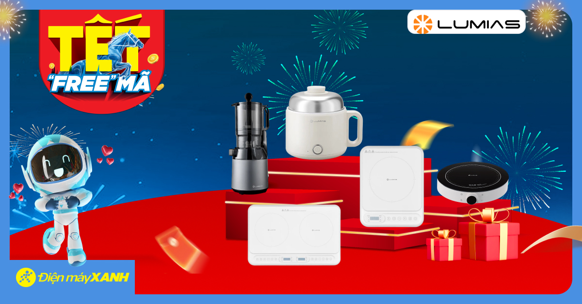 Chọn Lumias trọn an t&acirc;m cho gian bếp: Bếp từ, m&aacute;y &eacute;p chậm gi&aacute; tốt