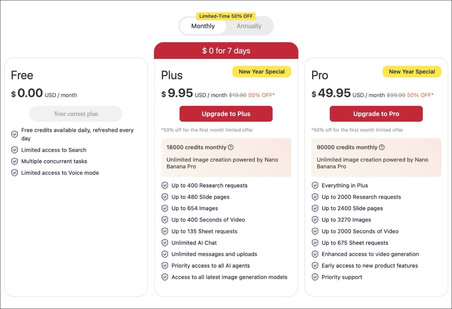 Agnes AI cung cấp nhiều gói dịch vụ phù hợp với nhiều yêu cầu