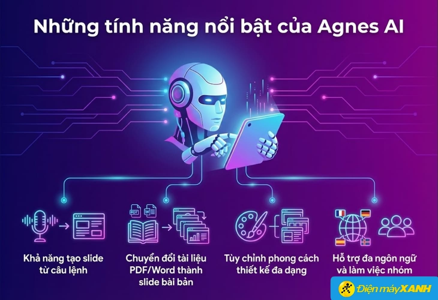 Agnes AI có nhiều tính năng hữu ích cho người dùng