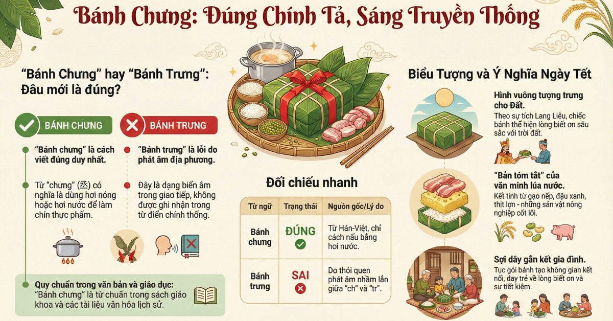 Bánh chưng là từ đúng