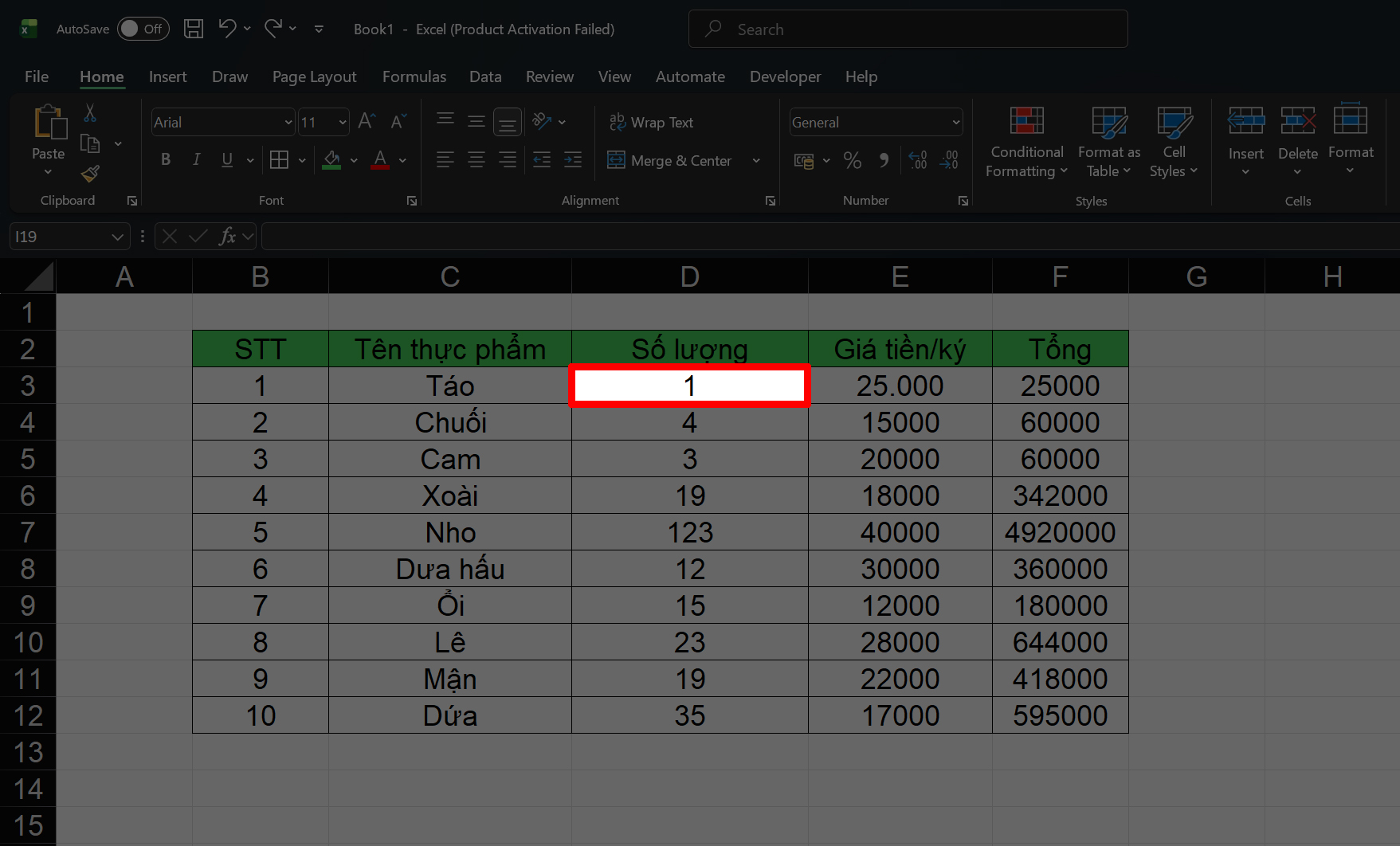 Cách Tạo Nút Tăng Giảm Trong Excel